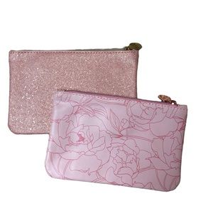 Ipsy Cosmetic Makeup Bag Case Set of 2